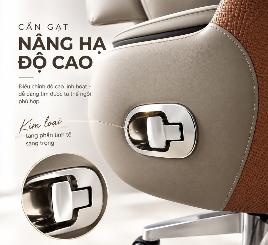 Cơ chế nâng hạ tiện tích của ghế L2313