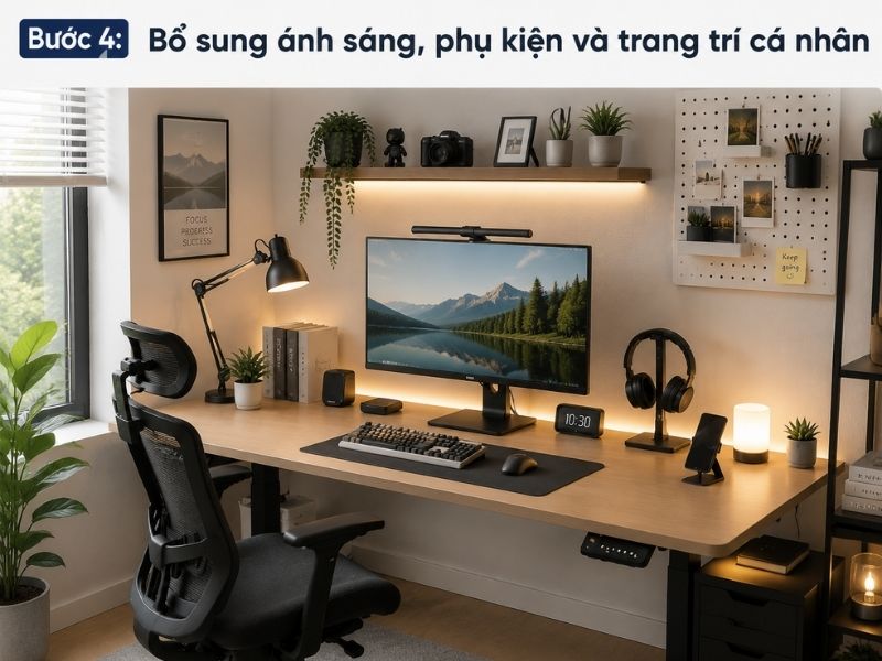 Trang trí góc làm việc cá nhân