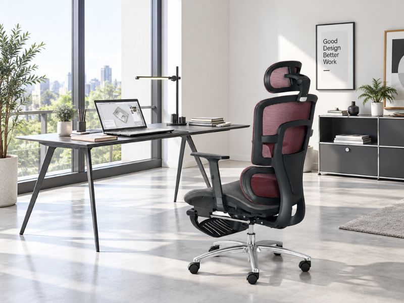 Ghế công thái học ERGOMAX F đơn giản