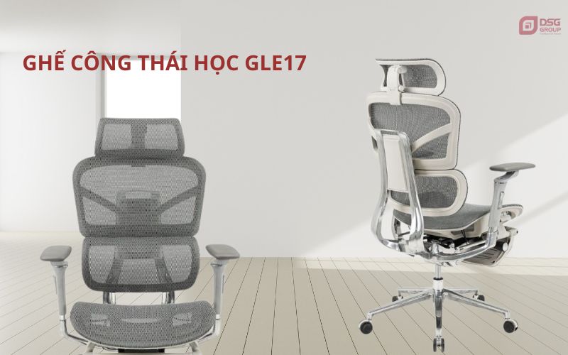Ghế công thái học GLE17 dành cho người nặng cân