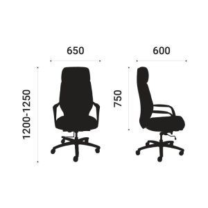 chi tiết về kích thước của ghế Sử dụng đa dạng không gian với ghế Carla