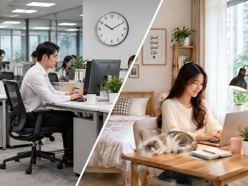 Lợi ích mô hình Hybrid Work