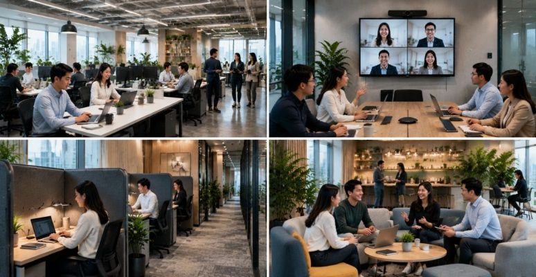 Mô hình Hybrid Work là gì? Xu hướng văn phòng hiện đại