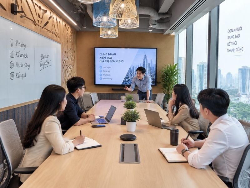 Office-first Hybrid Work ưu tiên văn phòng