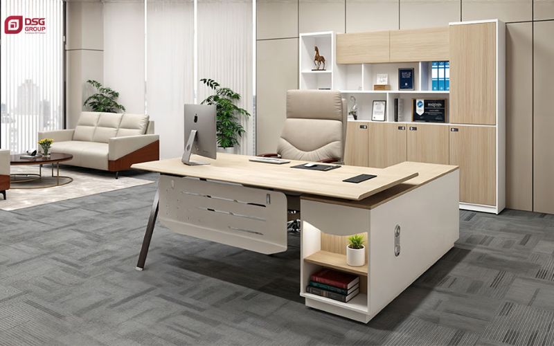 Bàn lãnh đạo NTVP2018C17 trang bị đầy đủ các tiện nghi