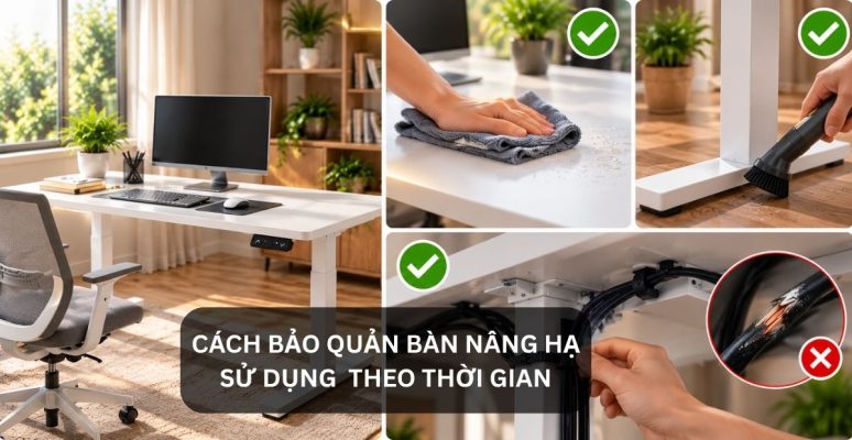 Cách bảo quản bàn nâng hạ sử dụng theo thời gian