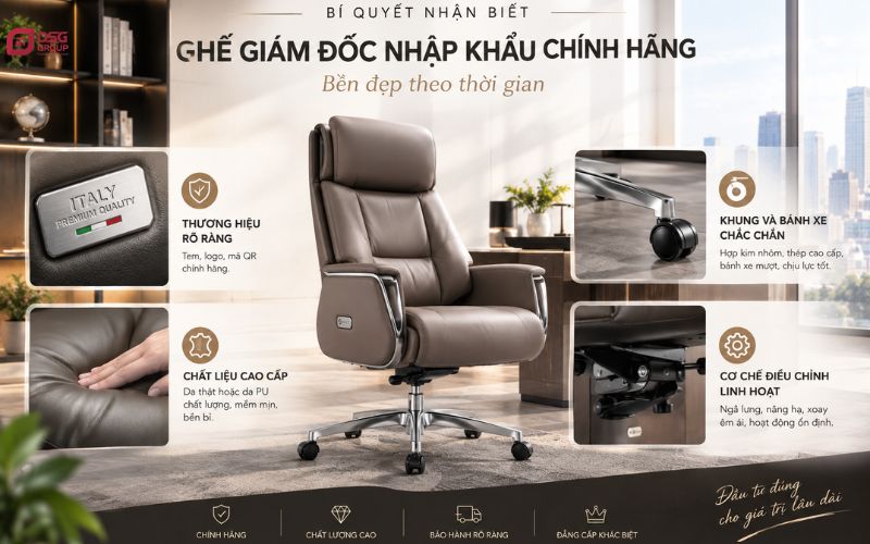 Cách nhận biết được ghế chính hãng, đảm bảo an toàn
