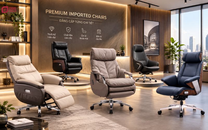 Độ bền của các mẫu ghế nhập khẩu chính hãng