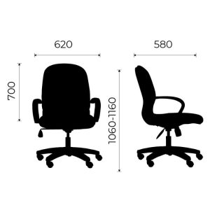 Chi tiết về kích thước ghế M1069-02