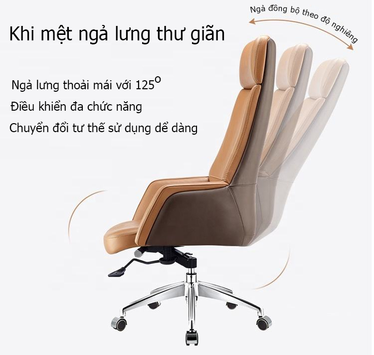 Thế thoải mái dễ dàng đồng bộ với nhiều nội thất văn phòng khác