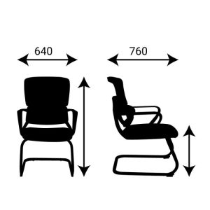 Kích thước ghế chân quỳ AIRFLEX D-03