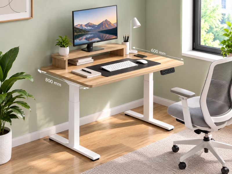 Kích thước mặt bàn ảnh hưởng độ ổn định