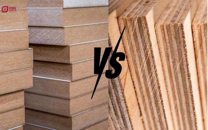 So sánh sự khác nhau của gỗ Plywood và MDF