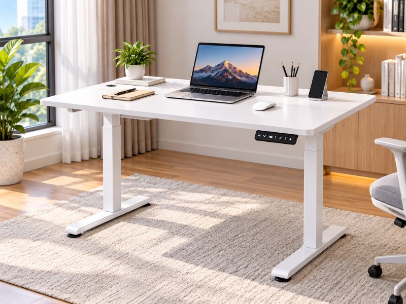 Thiết kế chân bàn nâng hạ chắc chắn