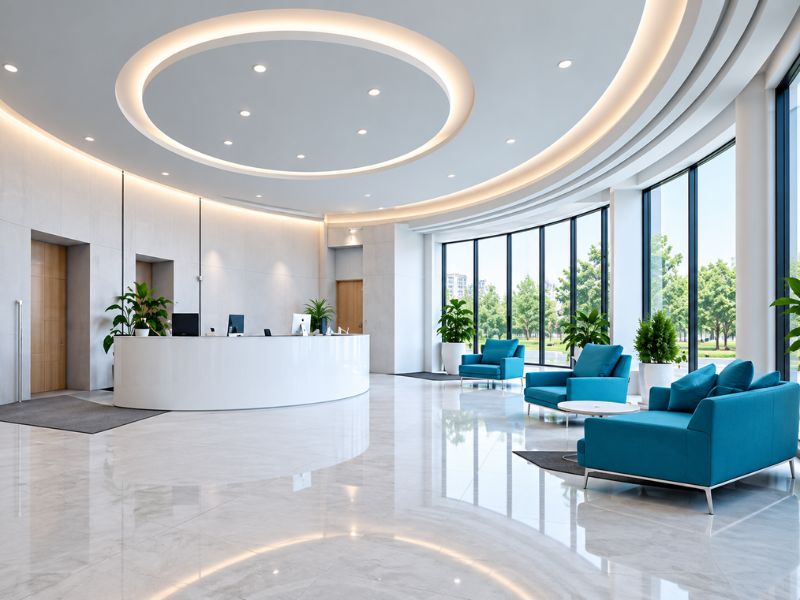 Khu vực chờ nhỏ gọn cho văn phòng