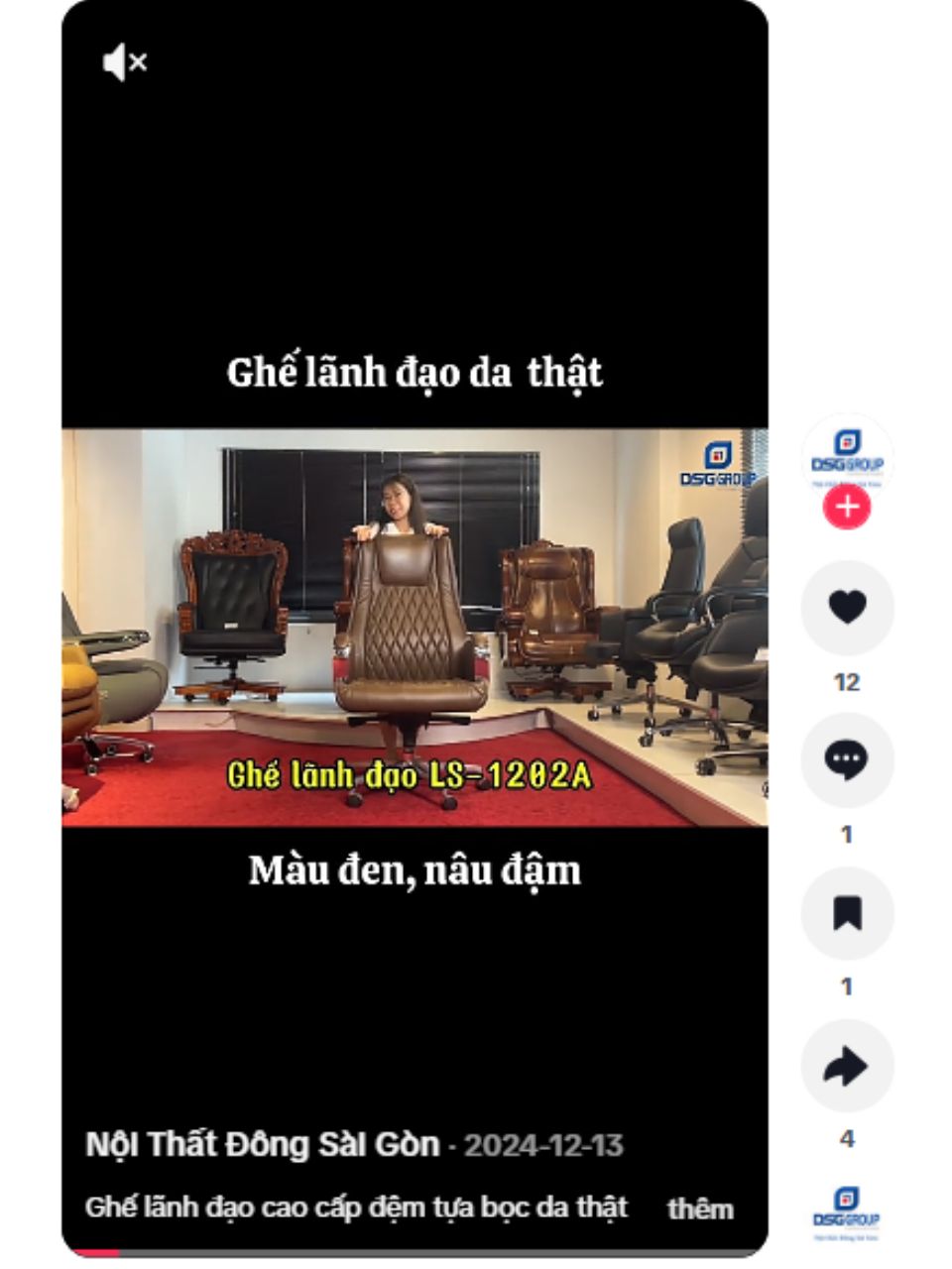 Review ghế da lãnh đạo LS-1202A